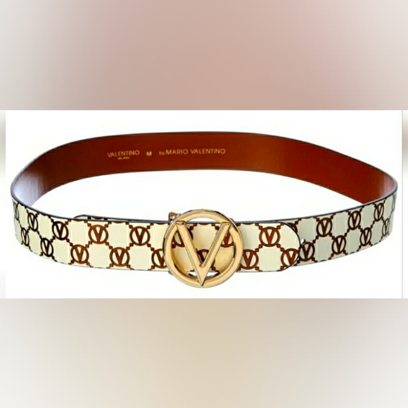 COPY - VALENTINO, BY Mario Valentino|Cream/Metalic Gold Tone|Authentic|XL|Made … - Picture 7 of 7